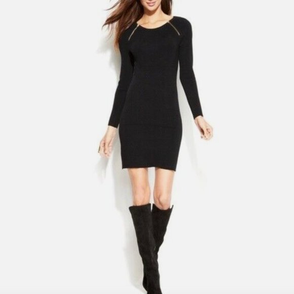INC International Concepts Dresses & Skirts - INC sweater dress long sleeve zippers